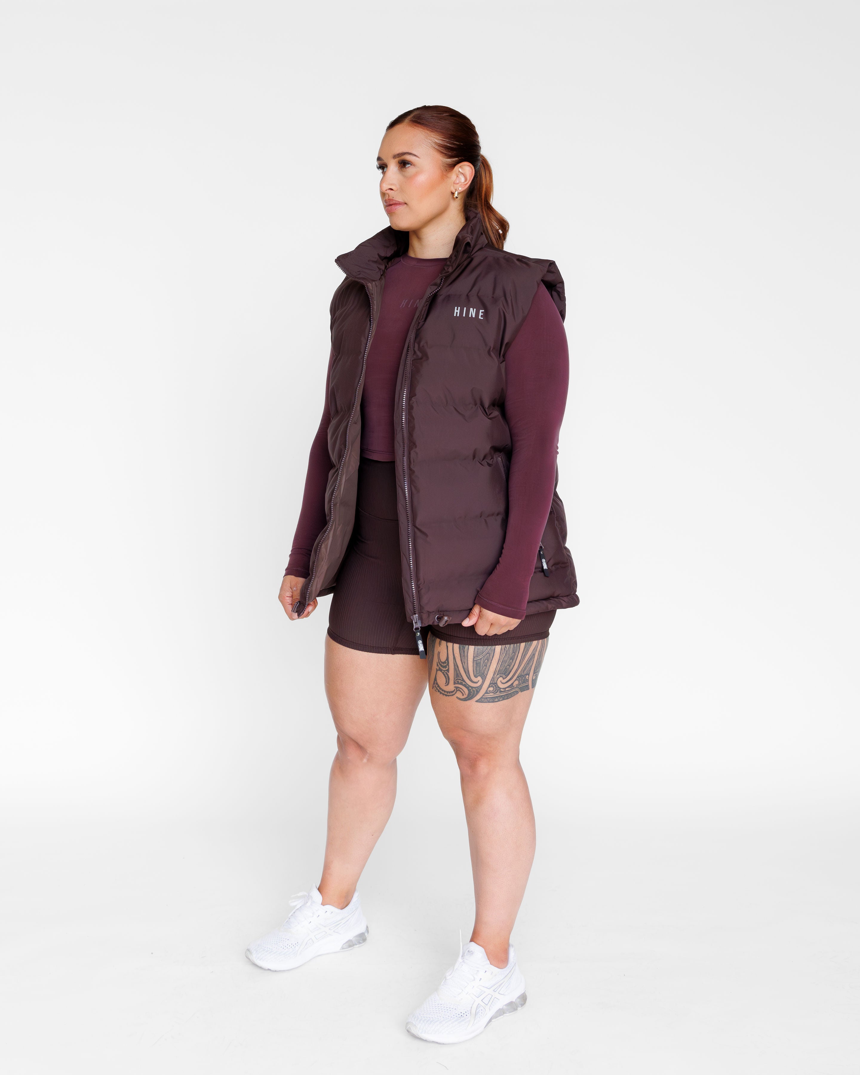 PUFFER VEST ESPRESSO