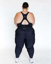 RIBBED STAPLE FULL LENGTH LEGGING ONYX