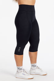 HYBRID 3/4 LEGGINGS ONYX