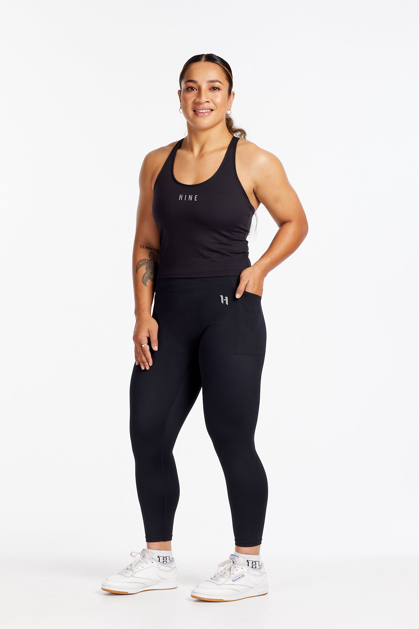 HYBRID 7/8 LEGGINGS ONYX