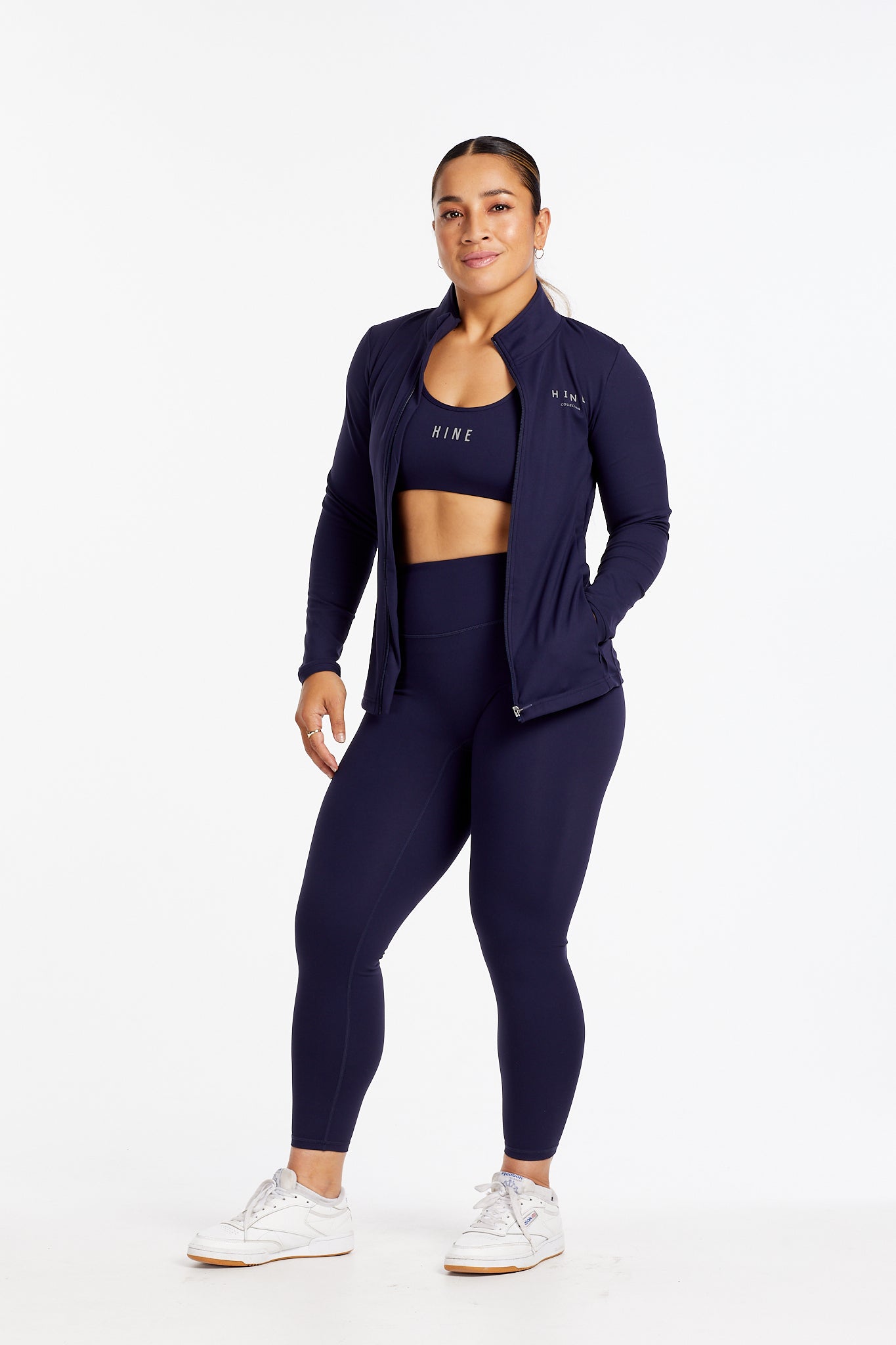 HYBRID TRAINING JACKET NAVY