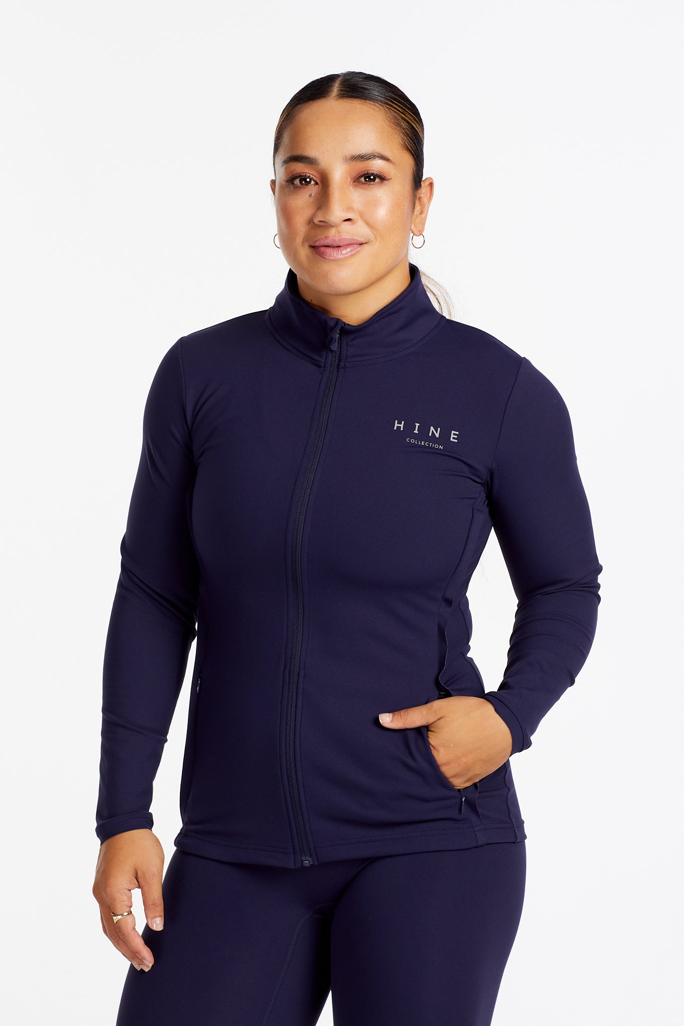 HYBRID TRAINING JACKET NAVY