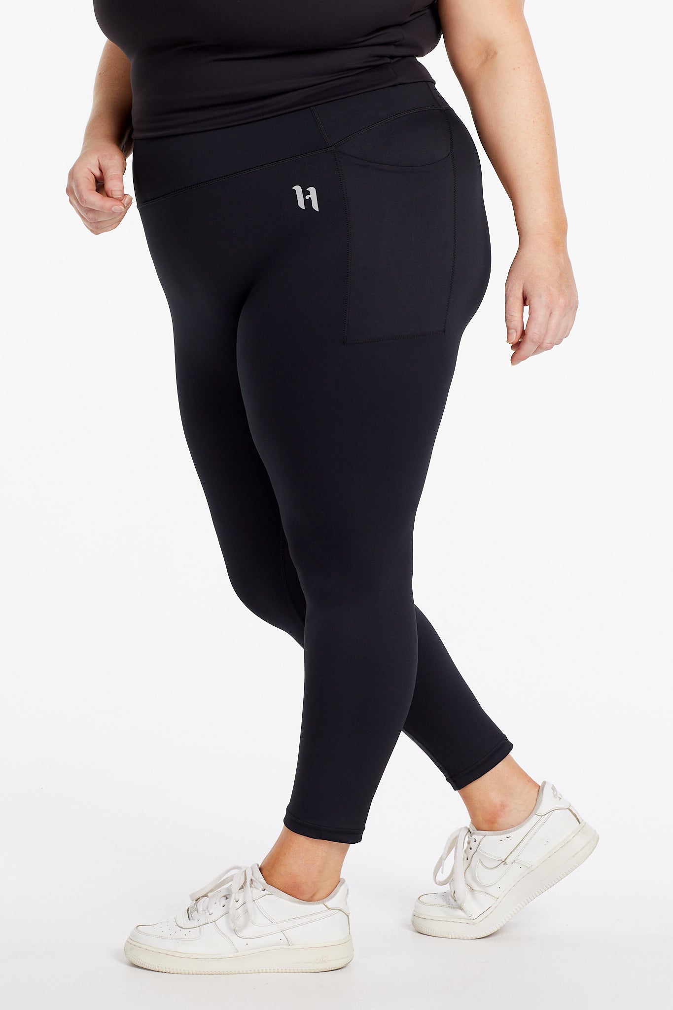 HYBRID 7/8 LEGGINGS ONYX