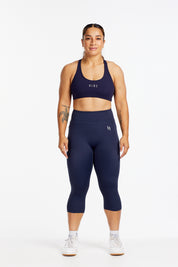 HYBRID 3/4 LEGGINGS NAVY