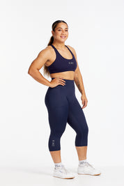 HYBRID 3/4 LEGGINGS NAVY