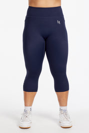 HYBRID 3/4 LEGGINGS NAVY