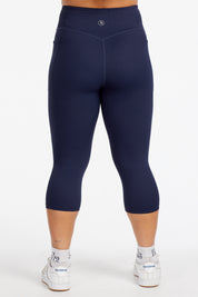 HYBRID 3/4 LEGGINGS NAVY