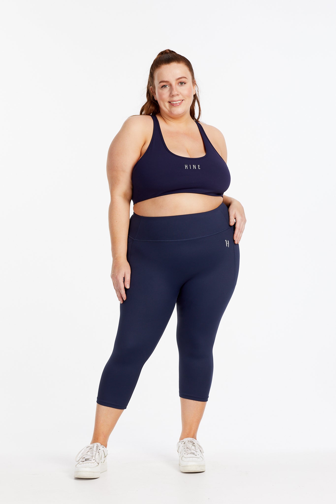 HYBRID 3/4 LEGGINGS NAVY