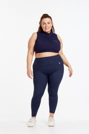 HYBRID FULL LENGTH LEGGINGS NAVY