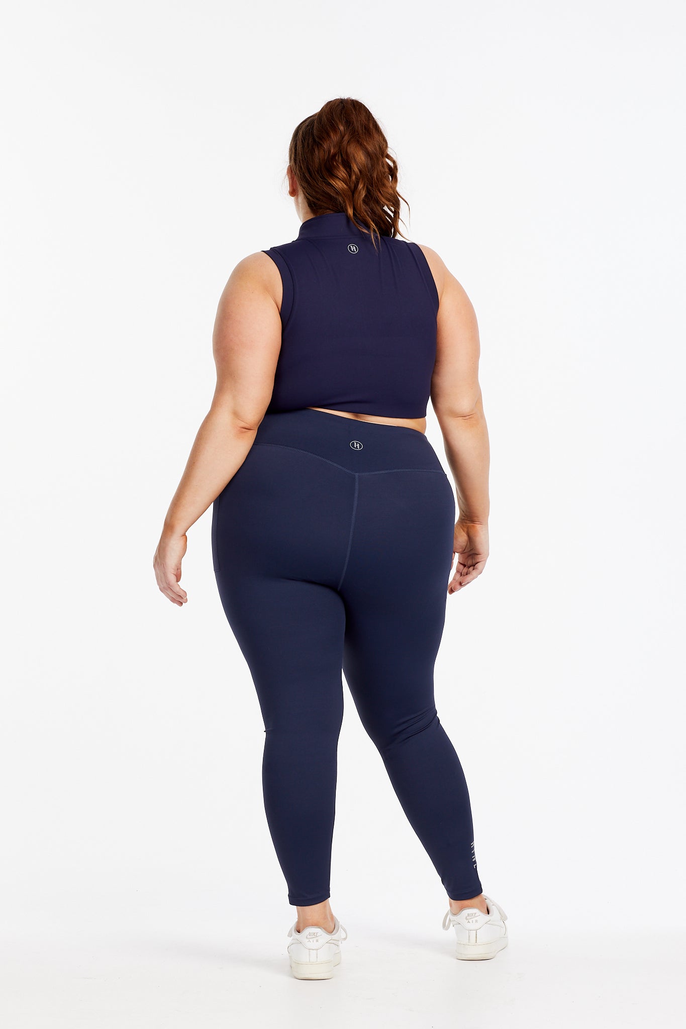 HYBRID FULL LENGTH LEGGINGS NAVY