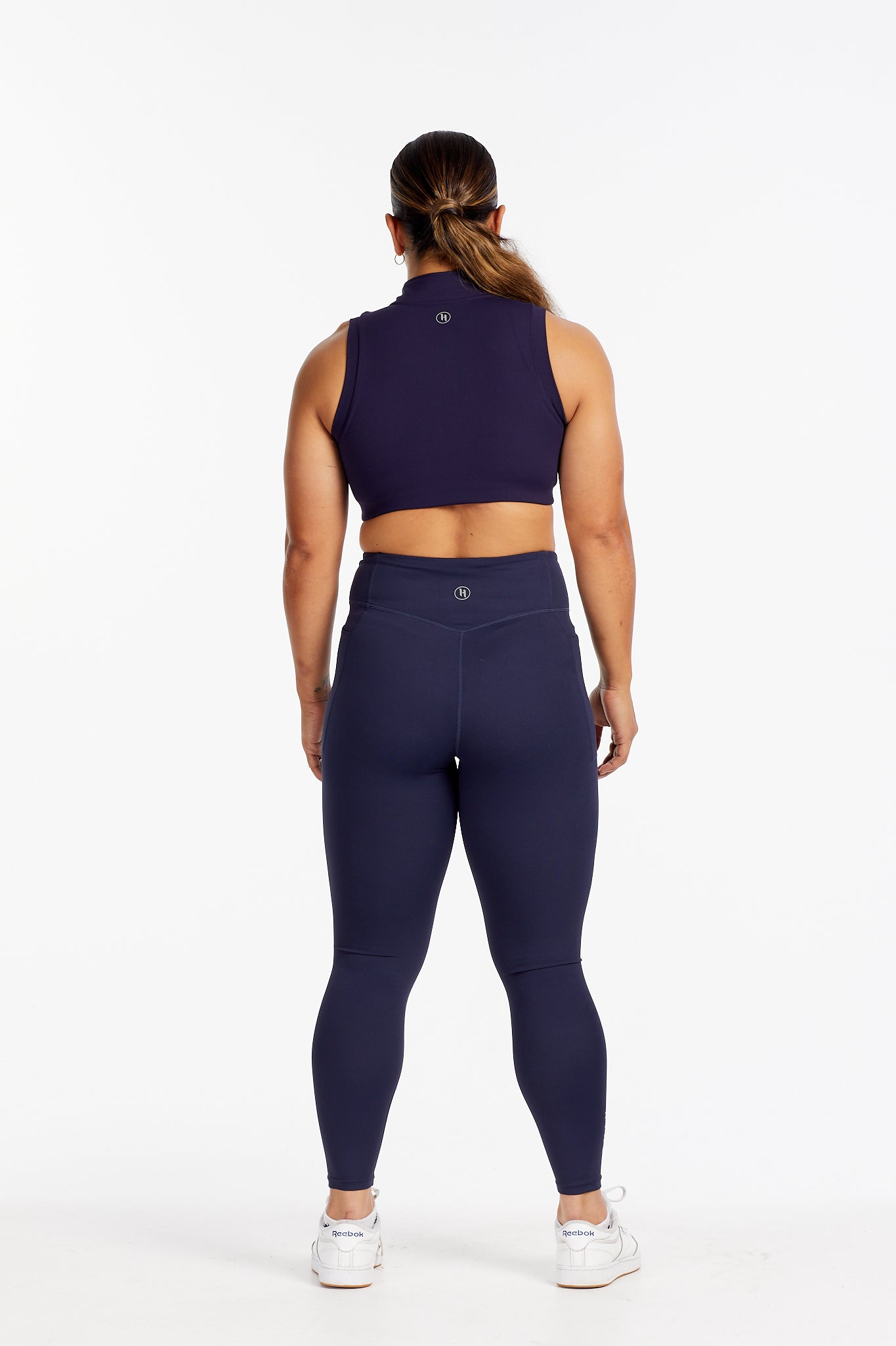 HYBRID FULL LENGTH LEGGINGS NAVY