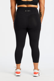 STAPLE W/ POCKET 7/8 LEGGINGS ONYX