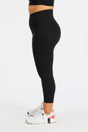 STAPLE W/ POCKET 7/8 LEGGINGS ONYX