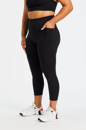 STAPLE W/ POCKET 7/8 LEGGINGS ONYX