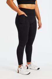 STAPLE W/ POCKET FULL LENGTH LEGGINGS ONYX