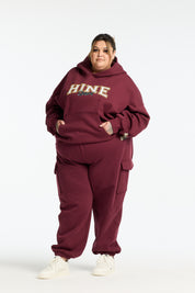 VARSITY 2.0 TRACKPANT BURGUNDY