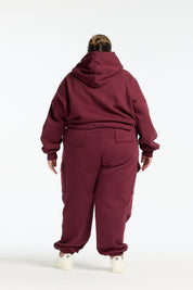 VARSITY 2.0 TRACKPANT BURGUNDY