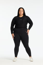 MOVEMENT W/ NO FRONT SEAM FULL LENGTH LEGGINGS ONYX