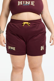 VARSITY 2.0 BASKETBALL SHORTS BURGUNDY