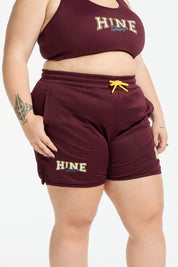 VARSITY 2.0 BASKETBALL SHORTS BURGUNDY