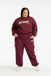 VARSITY 2.0 TRACKPANT BURGUNDY