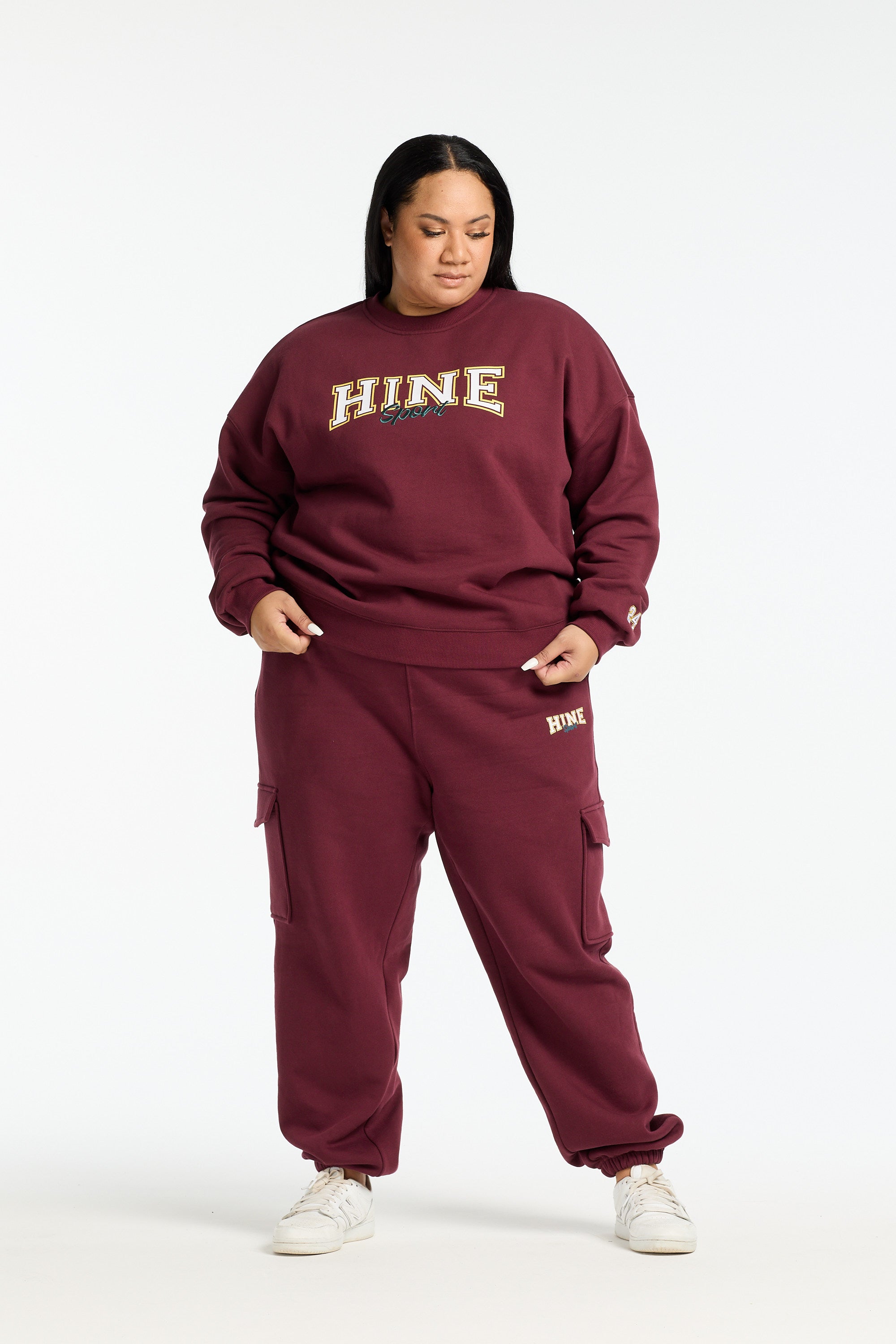 VARSITY 2.0 CREW NECK BURGUNDY