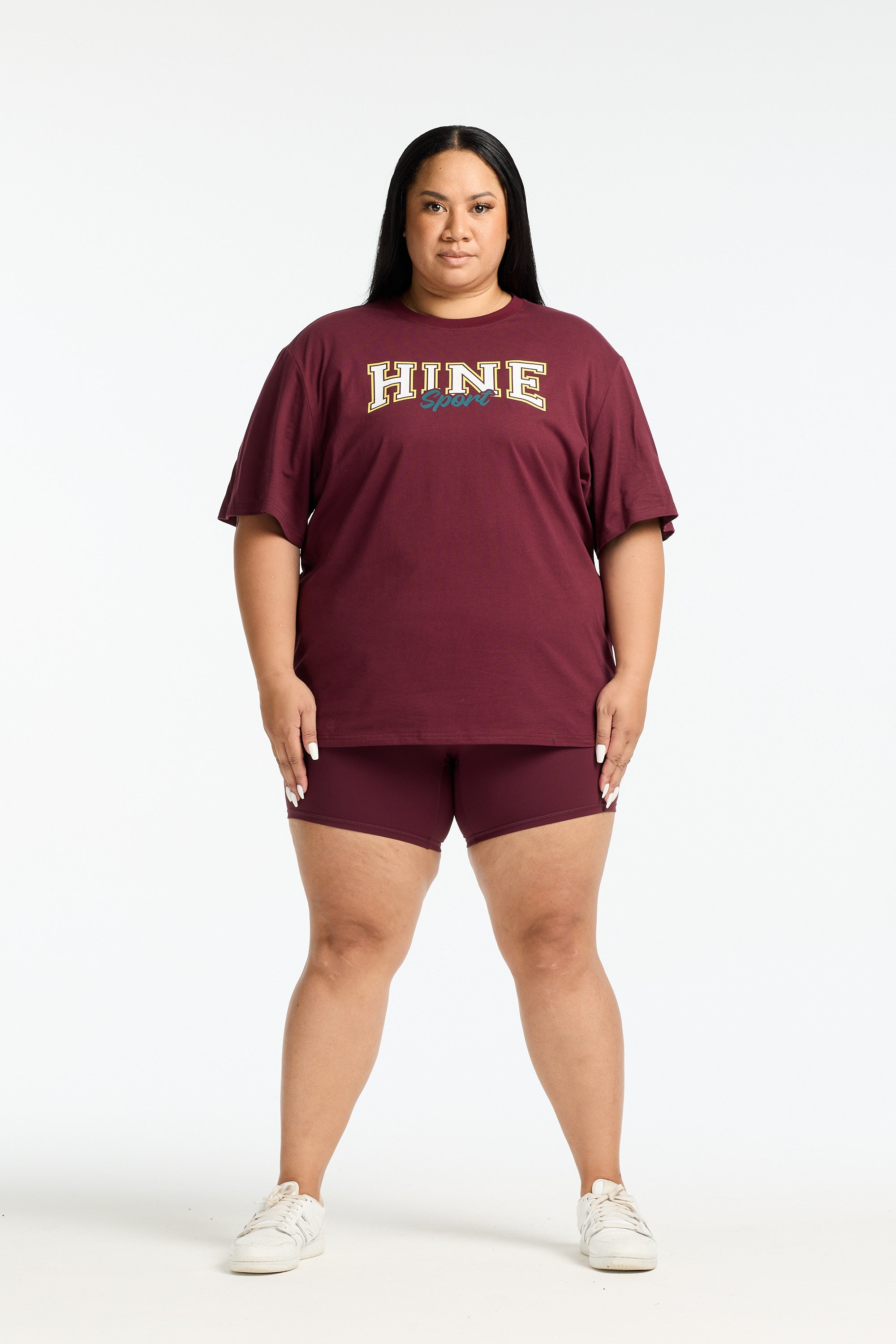 VARSITY 2.0 TEE BURGUNDY