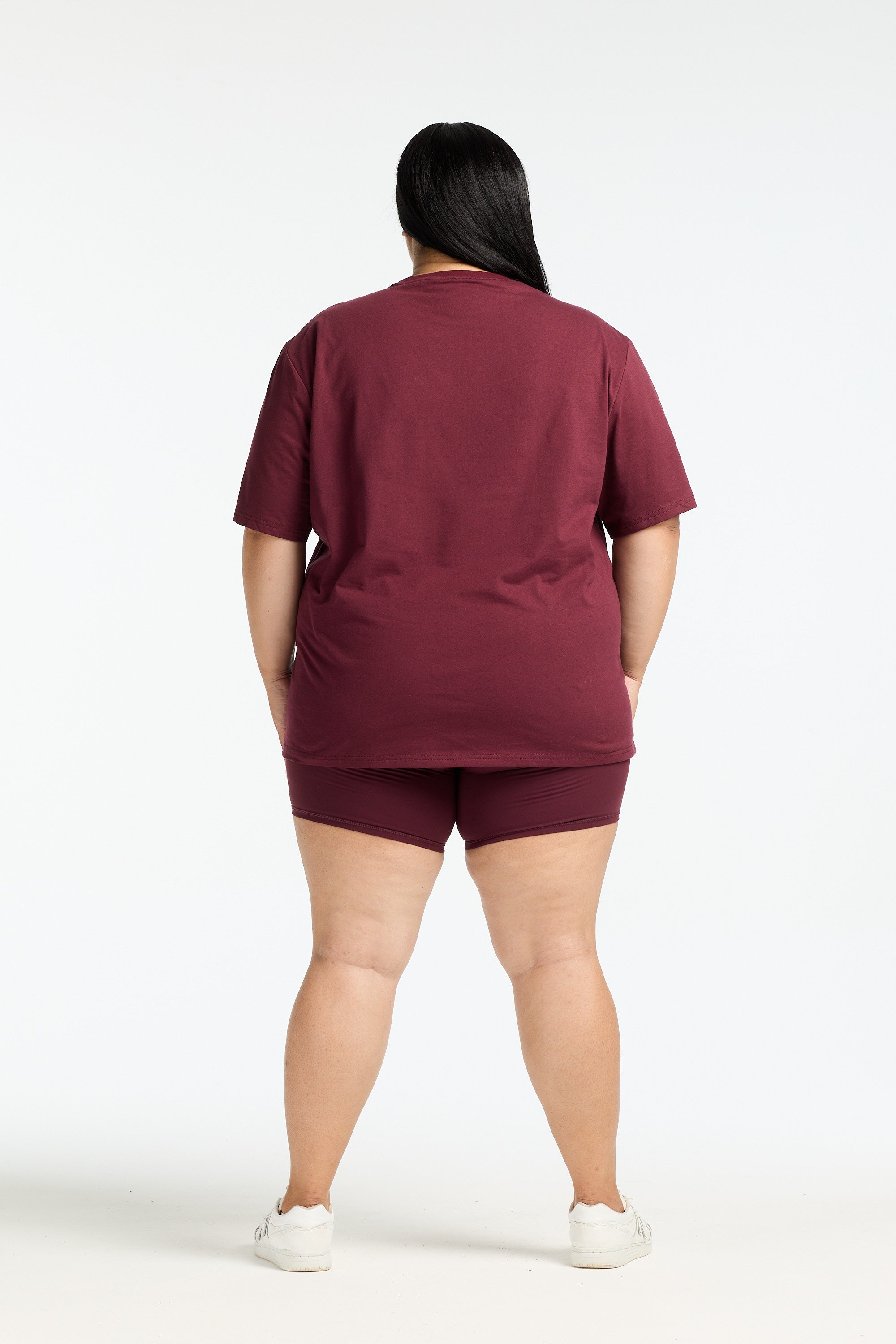 VARSITY 2.0 TEE BURGUNDY