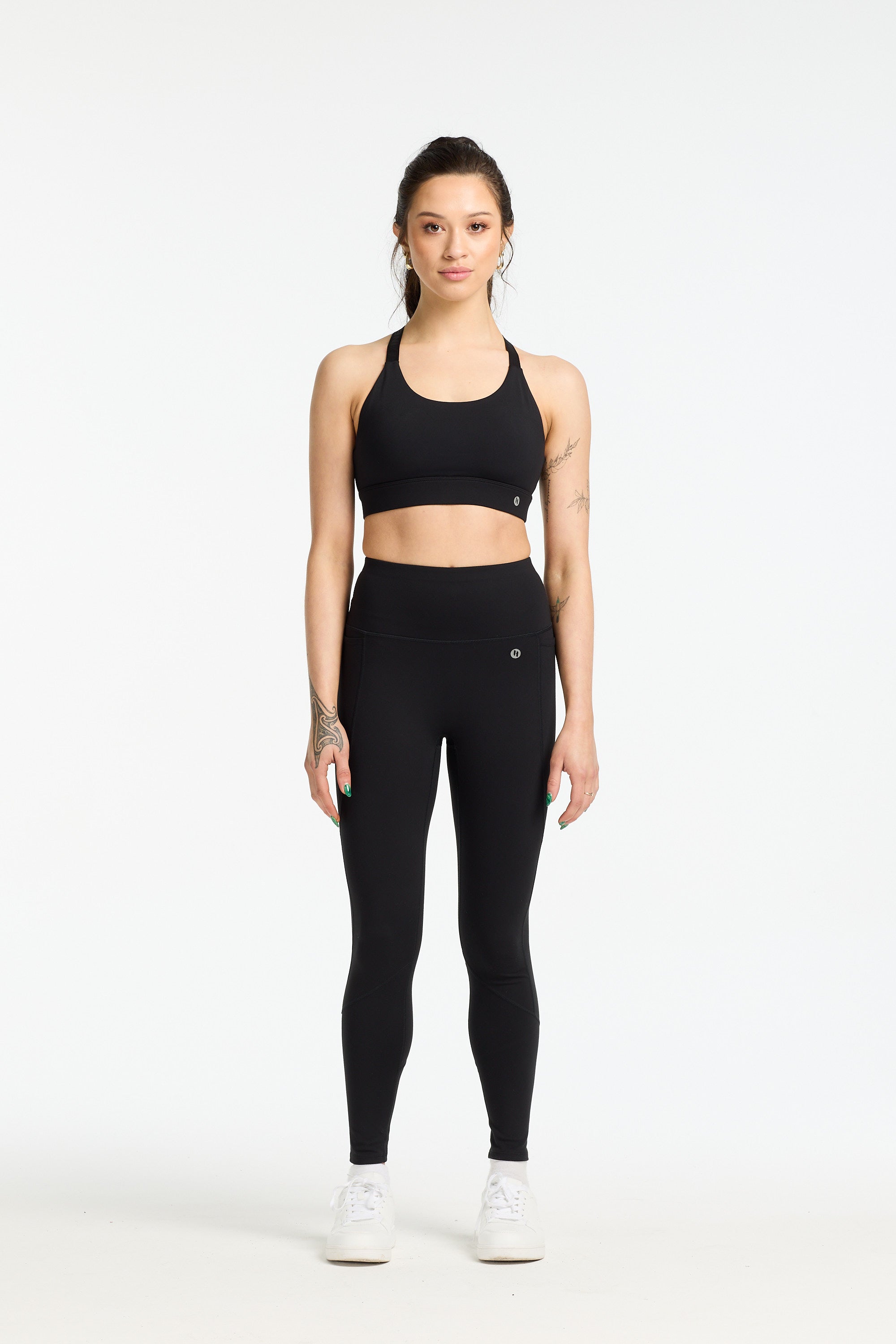 MOVEMENT W/ NO FRONT SEAM FULL LENGTH LEGGINGS ONYX