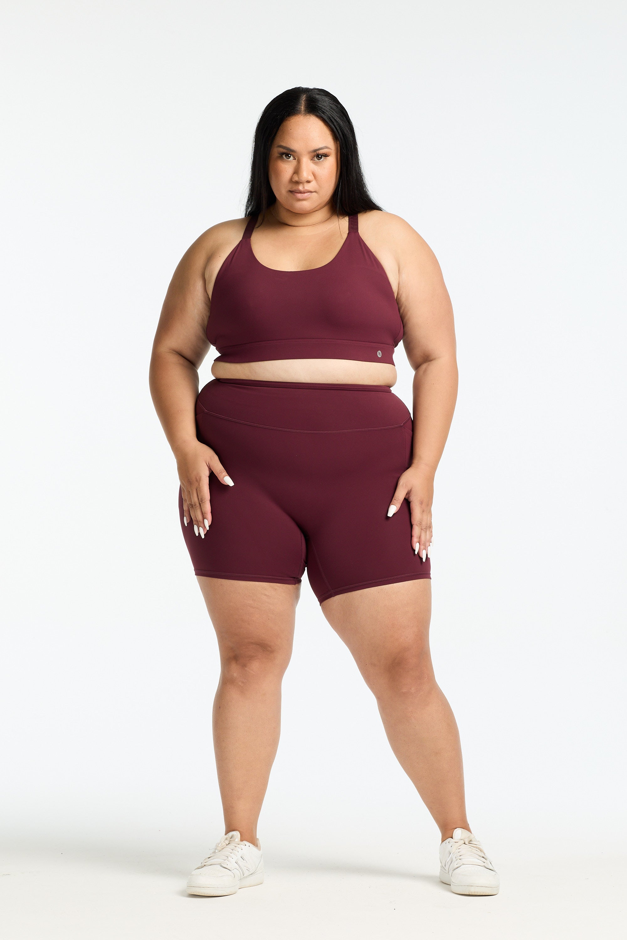 MOVEMENT BRA BURGUNDY