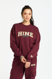 VARSITY 2.0 CREW NECK BURGUNDY