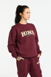 VARSITY 2.0 CREW NECK BURGUNDY