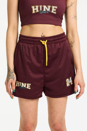 VARSITY 2.0 BASKETBALL SHORTS BURGUNDY