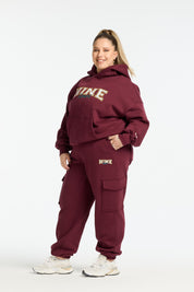 VARSITY 2.0 TRACKPANT BURGUNDY