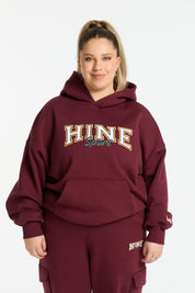 VARSITY 2.0 HOODIE BURGUNDY