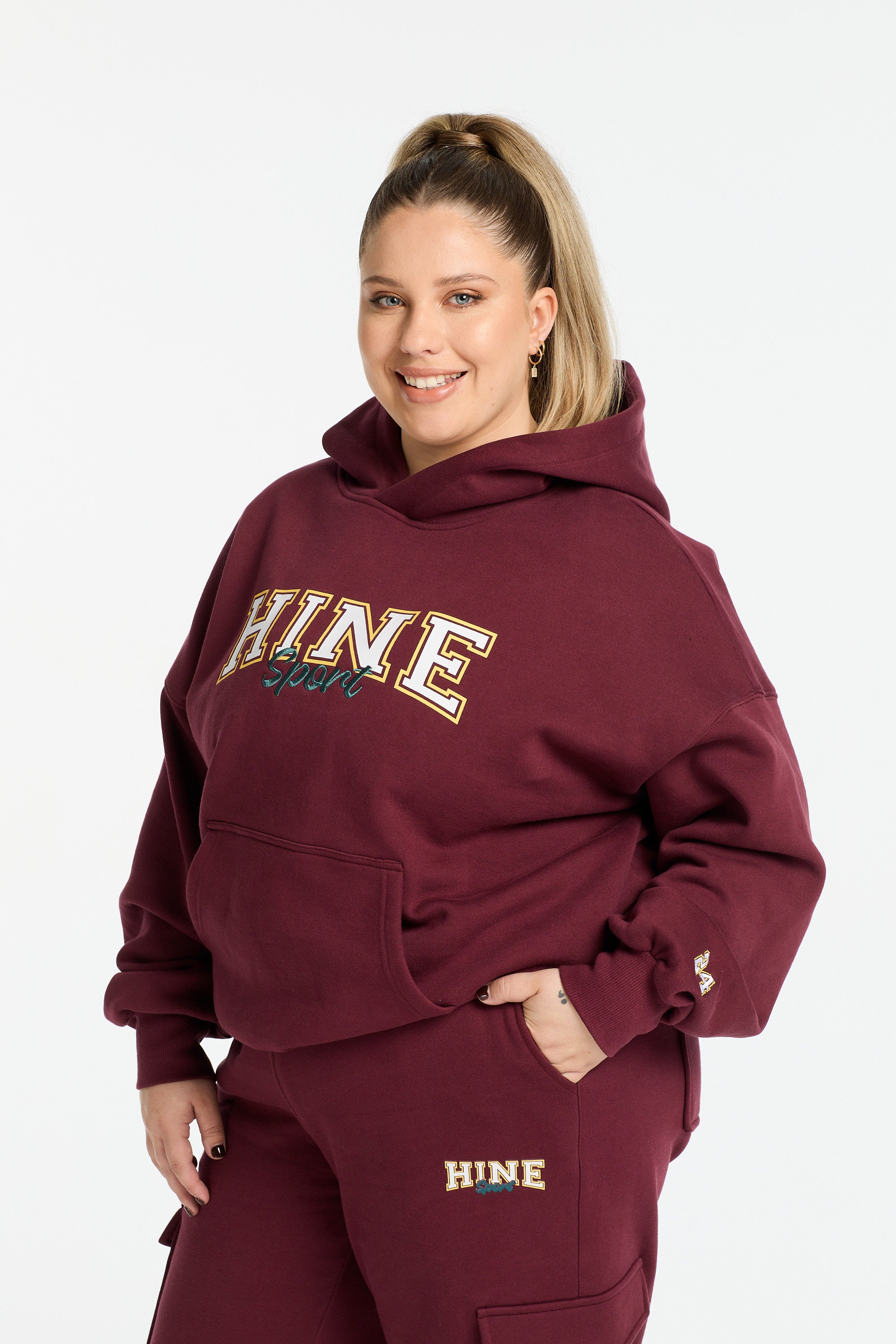 VARSITY 2.0 HOODIE BURGUNDY