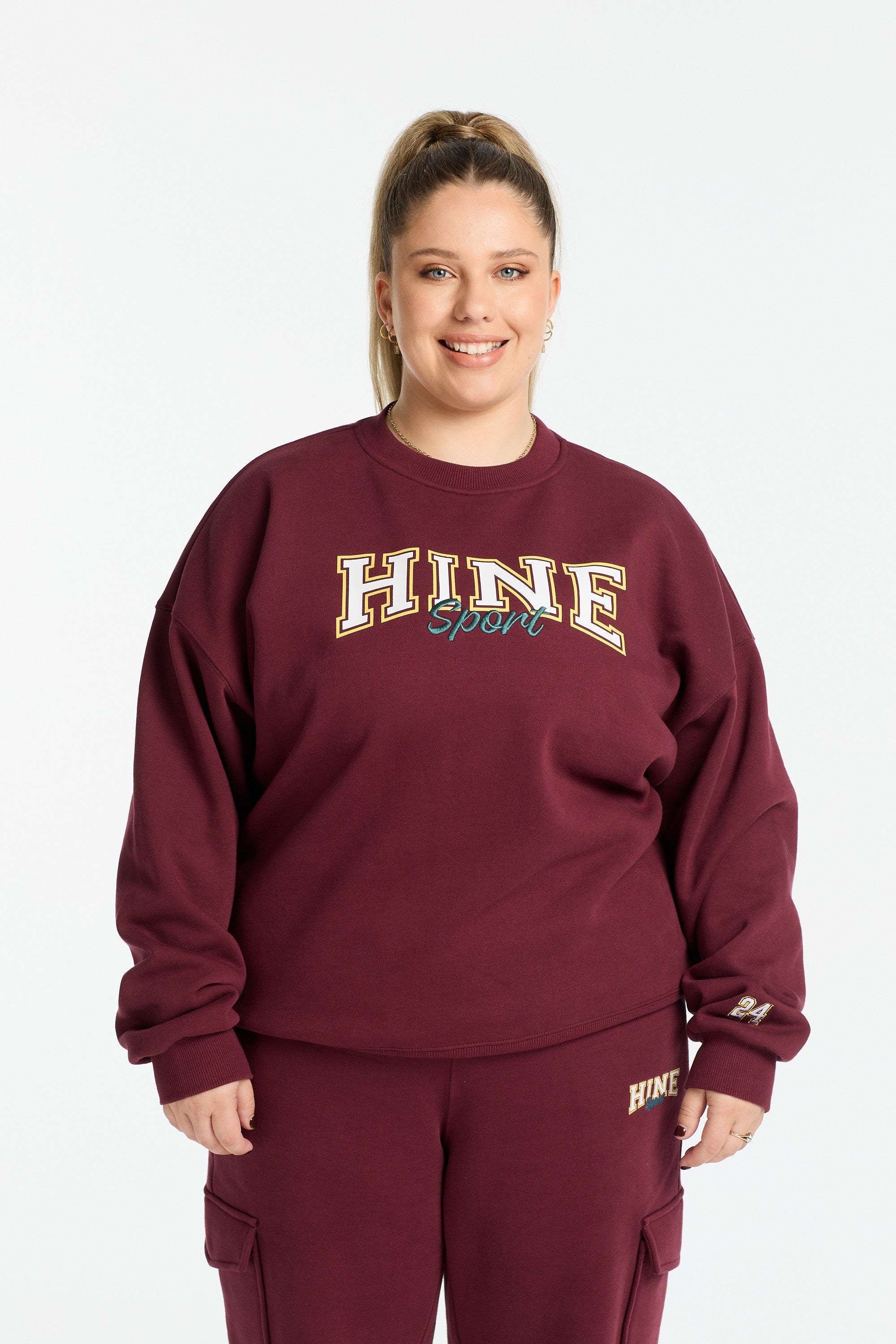 VARSITY 2.0 CREW NECK BURGUNDY