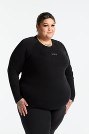 THE ESSENTIAL FULL LENGTH LONG SLEEVE ONYX