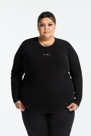 THE ESSENTIAL FULL LENGTH LONG SLEEVE ONYX