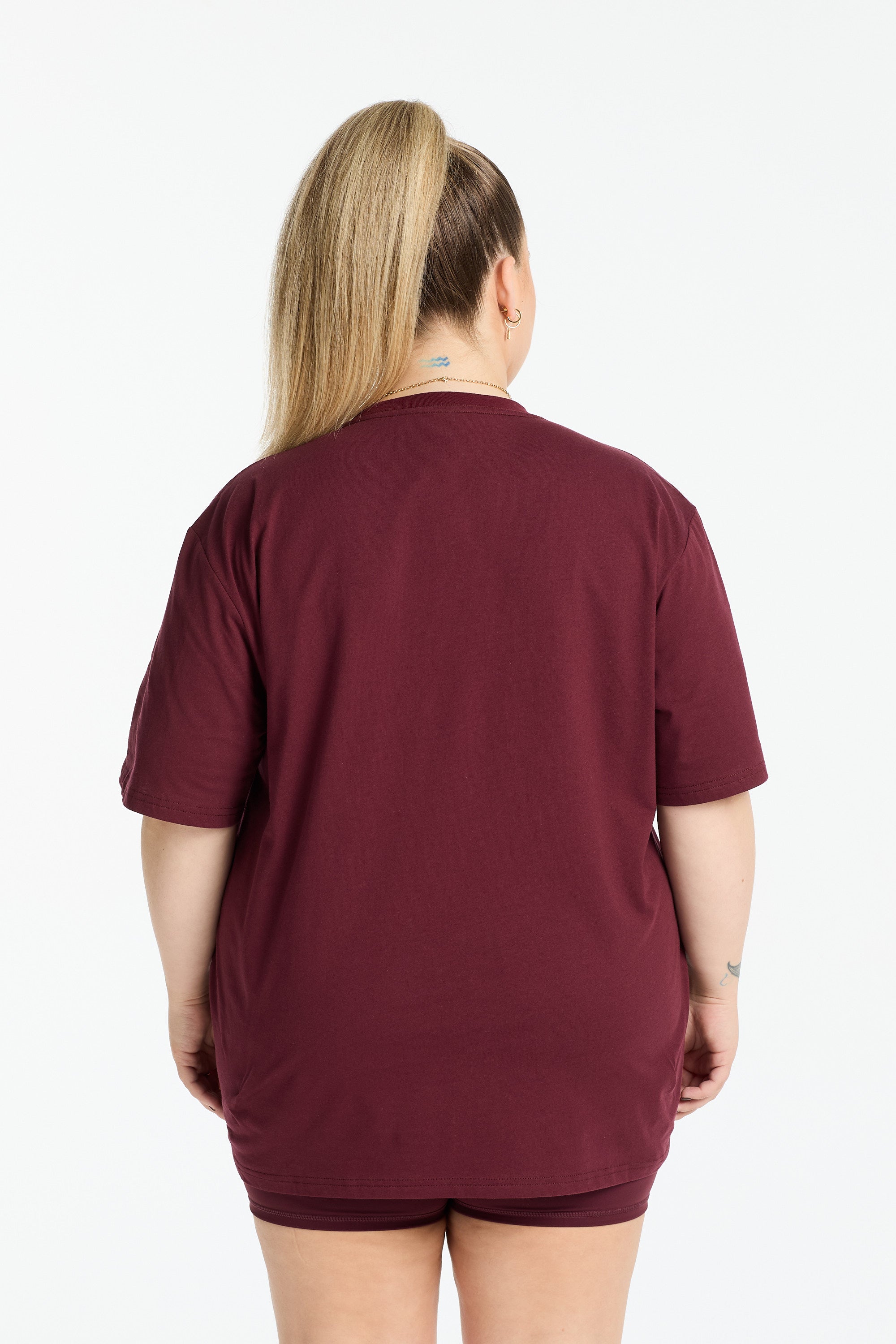 VARSITY 2.0 TEE BURGUNDY