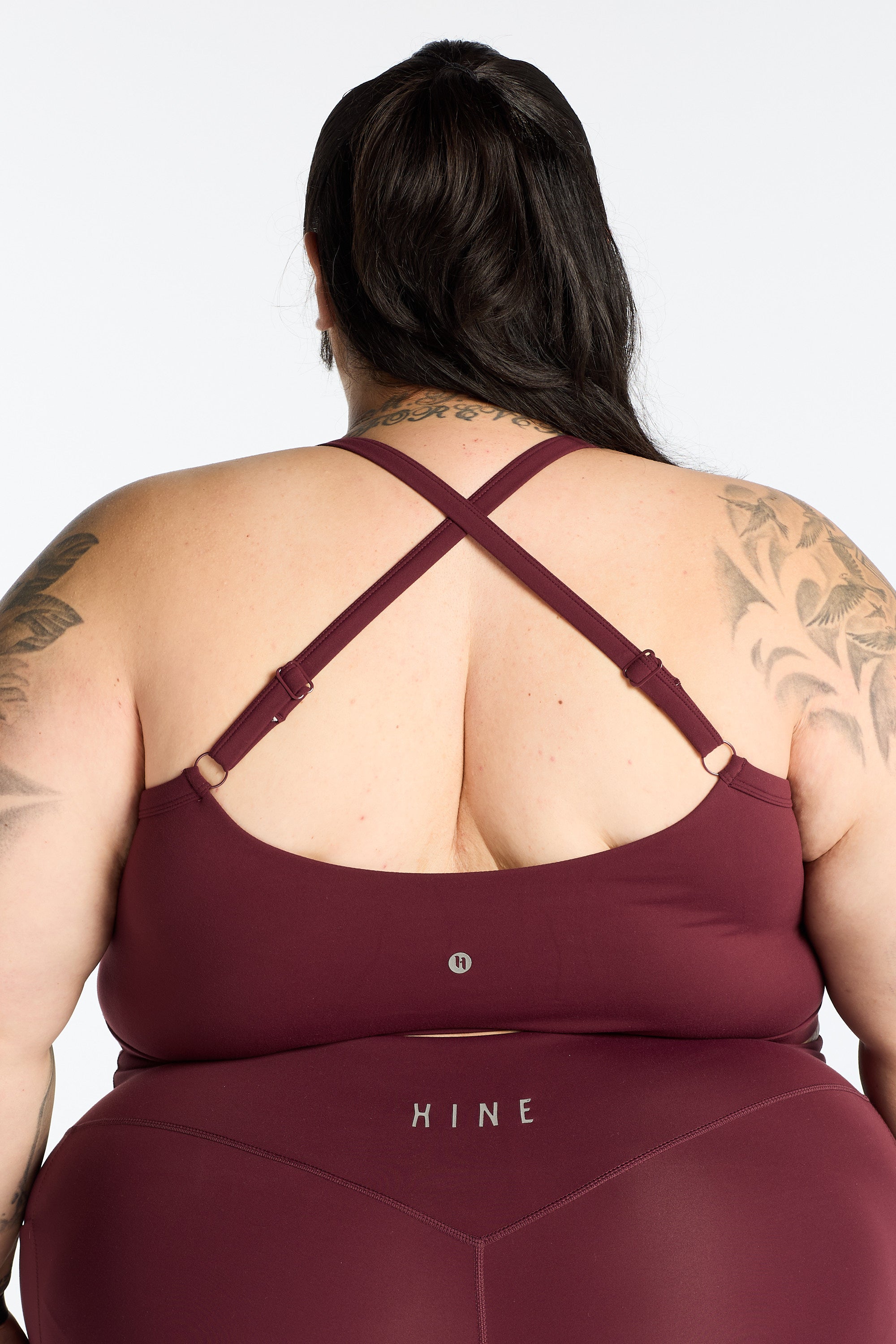 DEFINE SPORTS BRA BURGUNDY