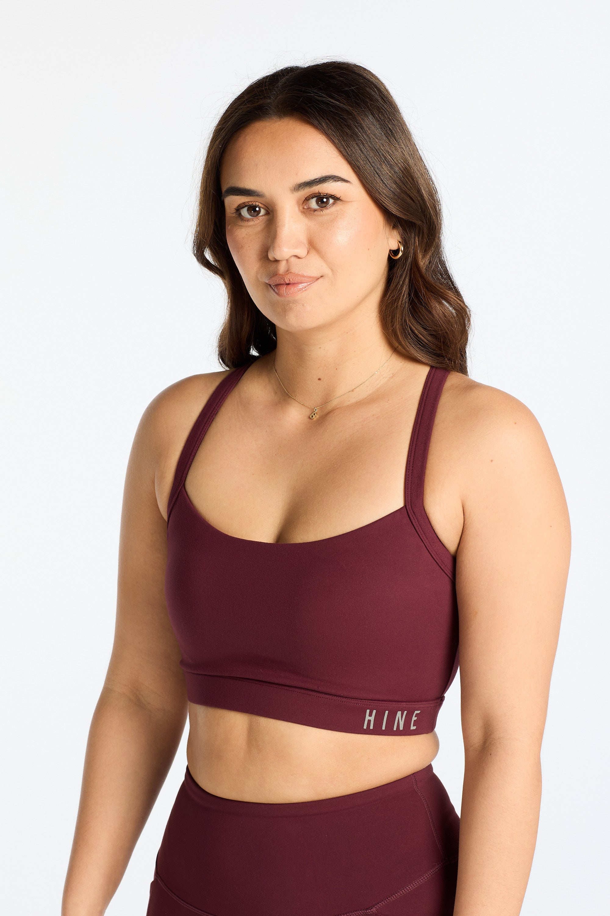 DEFINE SPORTS BRA BURGUNDY