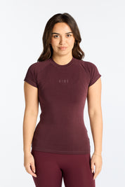 THE ESSENTIAL FULL LENGTH TEE BURGUNDY