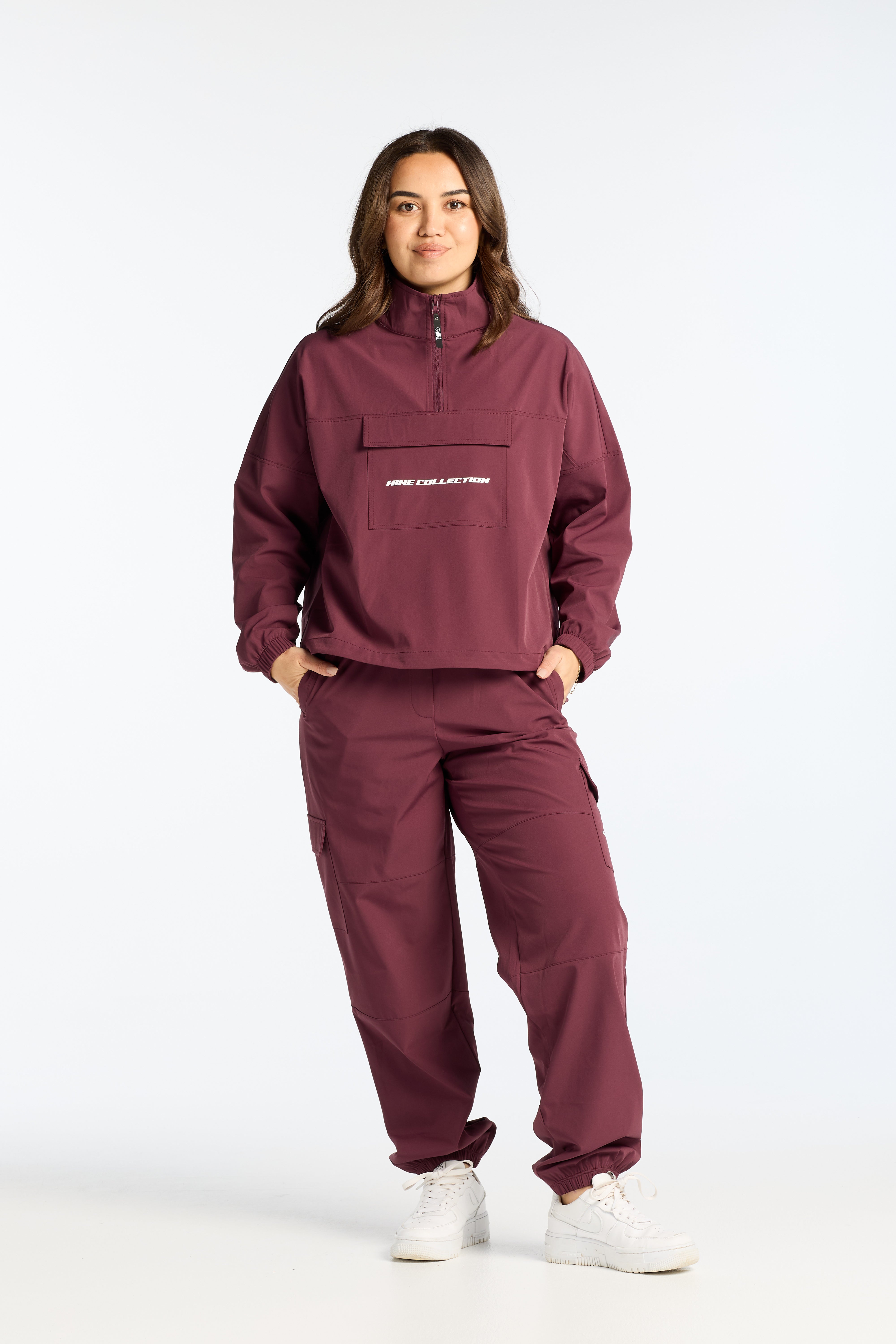 Burgundy cargo jacket outlet