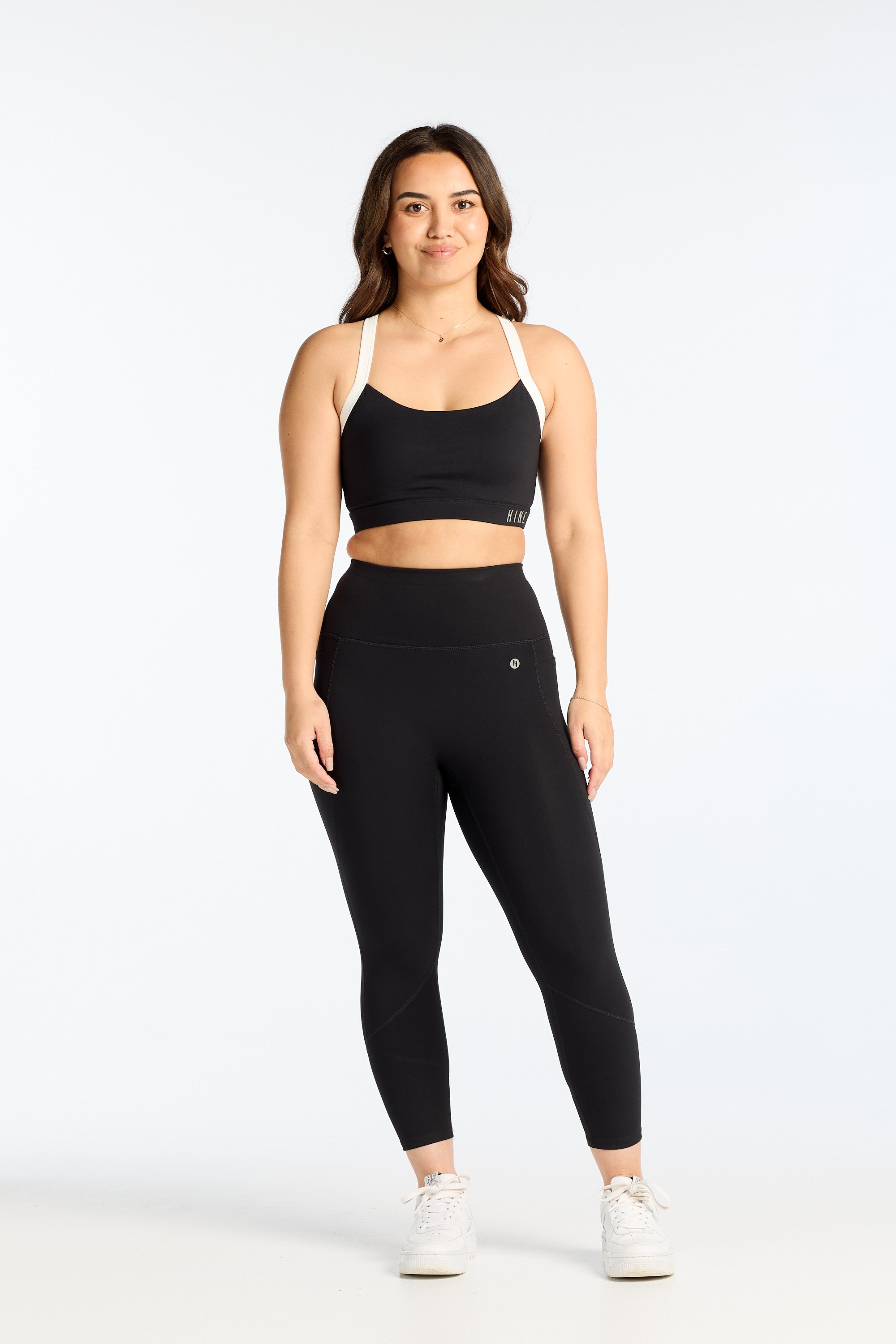 DEFINE SPORTS BRA CONTRAST ONYX