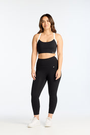 MOVEMENT W/ NO FRONT SEAM 7/8 LEGGINGS ONYX