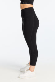 MOVEMENT W/ NO FRONT SEAM 7/8 LEGGINGS ONYX