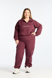 HINE CARGO PANTS BURGUNDY