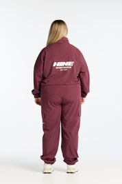 HINE CARGO PANTS BURGUNDY