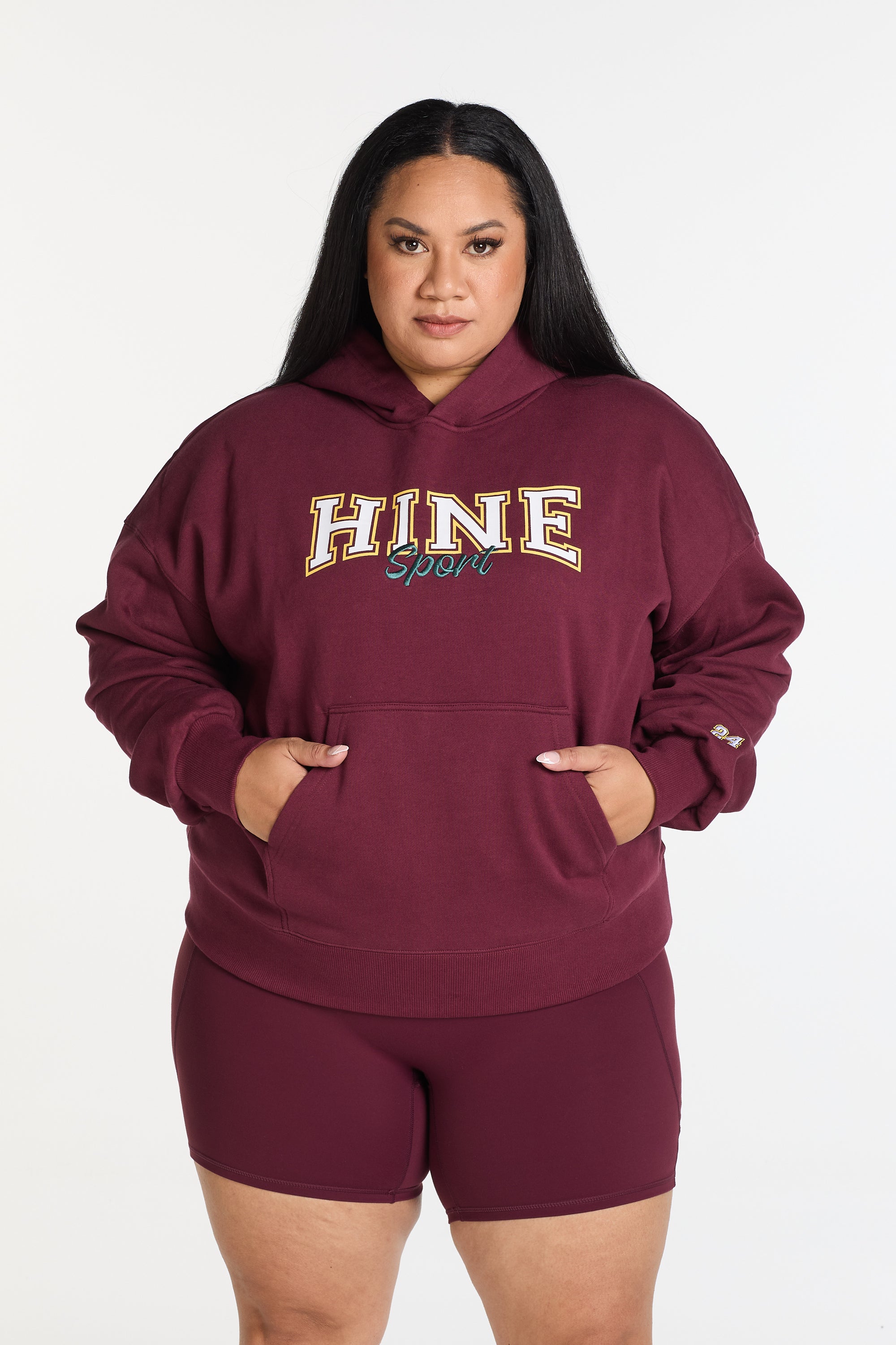 VARSITY 2.0 HOODIE BURGUNDY